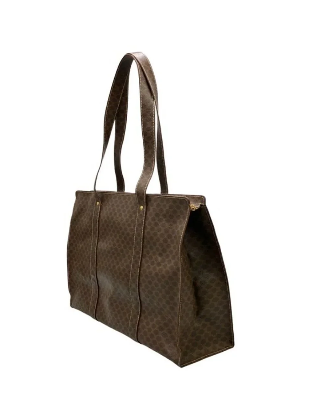 ★SOLD★ Celine Tote Macadam Brown - Picture 3 of 10
